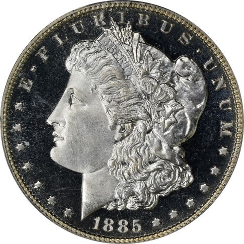 1885 $1 Morgan Dollar PCGS PR66+CAM (CAC)