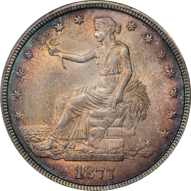 1877 T$1 Trade Dollar PCGS MS64 (CAC)
