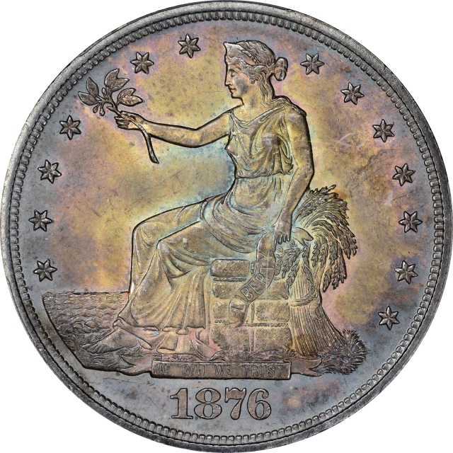1876 T$1 Trade Dollar PCGS MS65