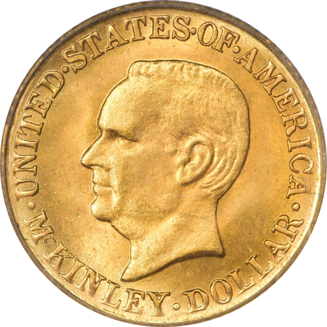 MCKINLEY 1916 G$1 Gold Commemorative PCGS MS66