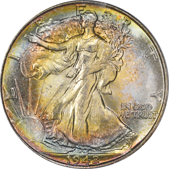 1942-S 50C Walking Liberty Half Dollar PCGS MS65