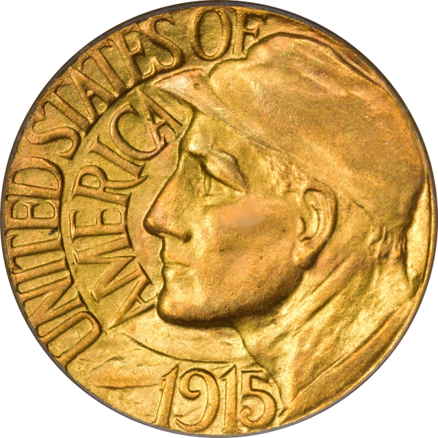 PANAMA PACIFIC 1915-S G$1 Gold Commemorative PCGS MS66