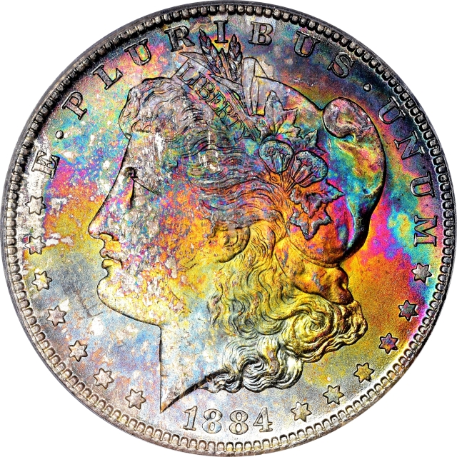 1884-CC $1 Morgan Dollar PCGS MS64 (CAC)