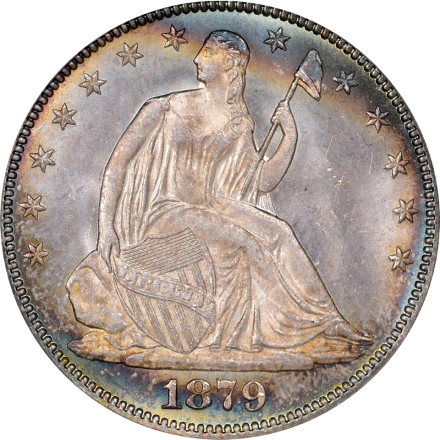 1879 50C Liberty Seated Half Dollar PCGS MS66+ (CAC)