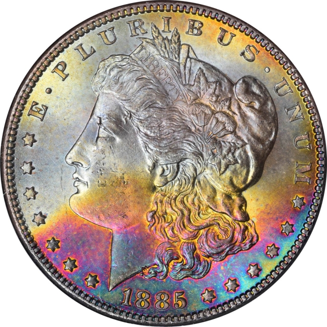 1885 $1 Morgan Dollar NGC MS64*