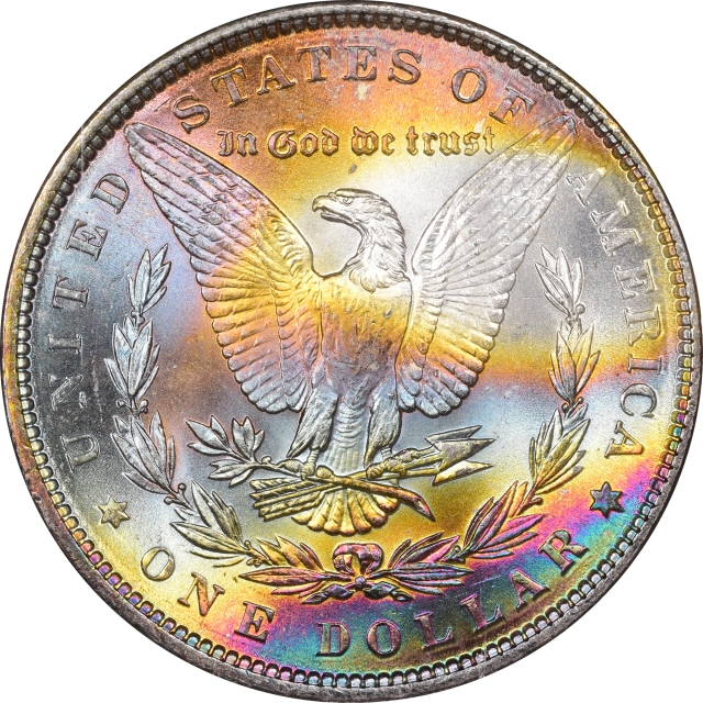 1886 Morgan Dollar S$1 NGC MS63 (CAC)