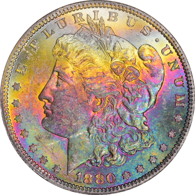 1880-O $1 Morgan Dollar NGC CAC MS62