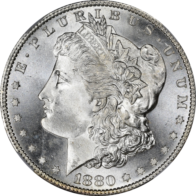1880-S Morgan Dollar S$1 NGC MS68