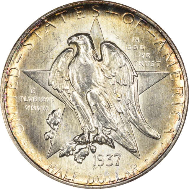 TEXAS 1937-S 50C Silver Commemorative NGC MS64PL