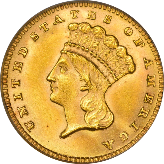 1889 G$1 Gold Dollar PCGS MS64 (CAC)