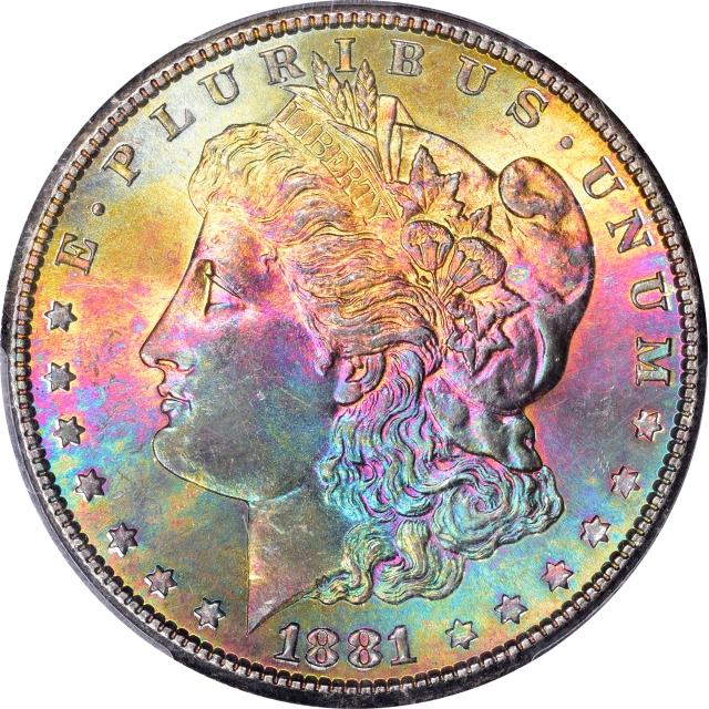 1881-S $1 Morgan Dollar PCGS MS67