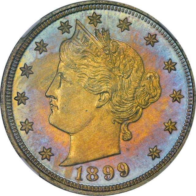 1899 Liberty Nickel 5C NGC PR66