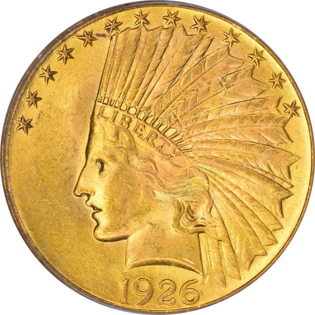 1926 $10 Indian Head PCGS MS63
