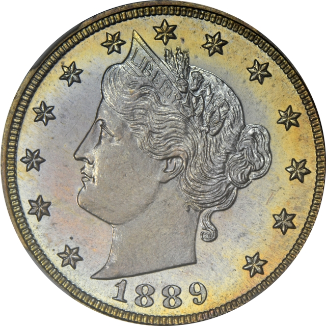 1889 Liberty Nickel 5C NGC PR67