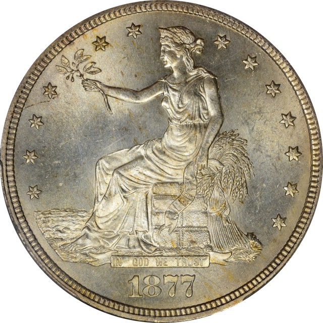 1877-S T$1 Trade Dollar PCGS MS65