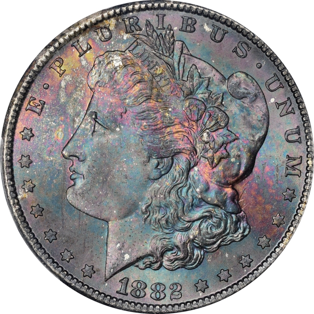 1882-CC $1 Morgan Dollar PCGS MS66 (CAC)