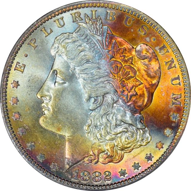 1882-S $1 Morgan Dollar PCGS MS66