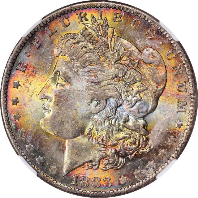 1883-O Morgan Dollar S$1 NGC MS64 (CAC)