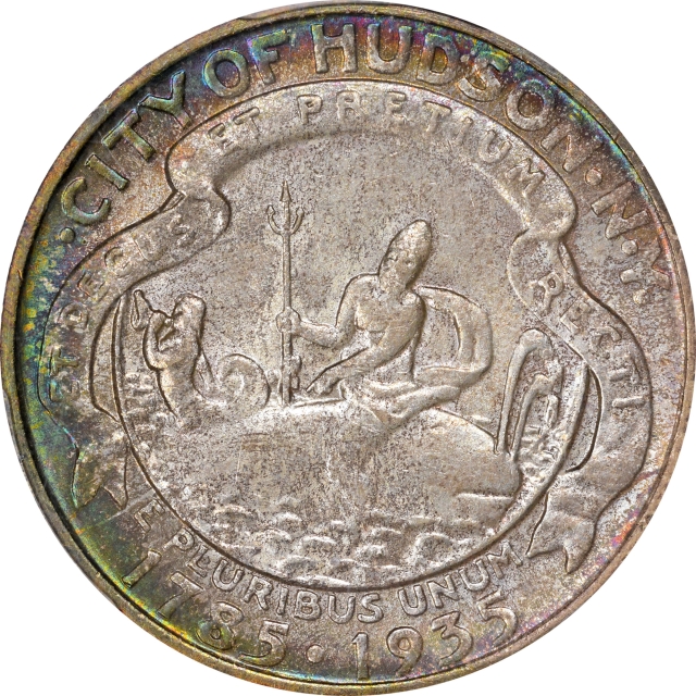 HUDSON 1935 50C Silver Commemorative PCGS MS66+ (CAC)