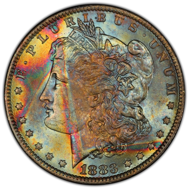 1883-O $1 Morgan Dollar PCGS MS64+ (CAC)