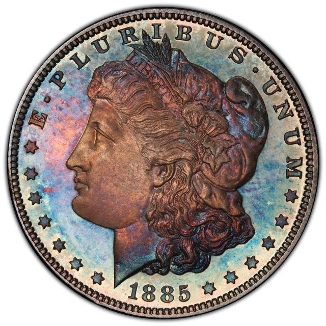 1885 $1 Morgan Dollar PCGS PR66CAM (CAC)
