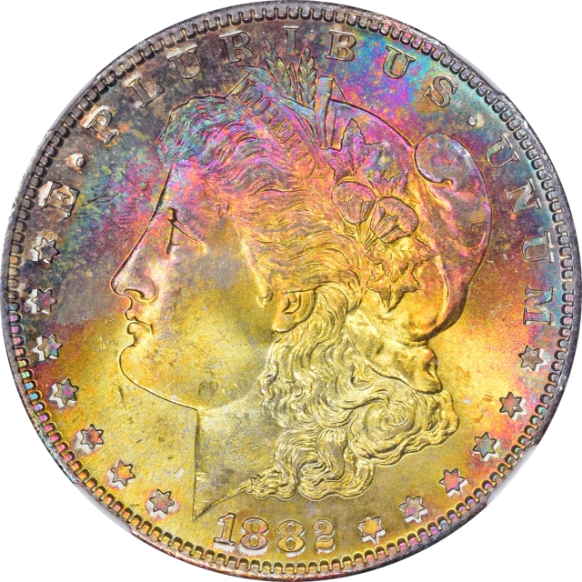 1882-S $1 Morgan Dollar NGC (CAC) MS66*