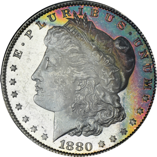 1880-O $1 Morgan Dollar PCGS MS62DMPL (CAC)