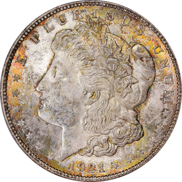 1921-D $1 Morgan Dollar PCGS MS66 (CAC)