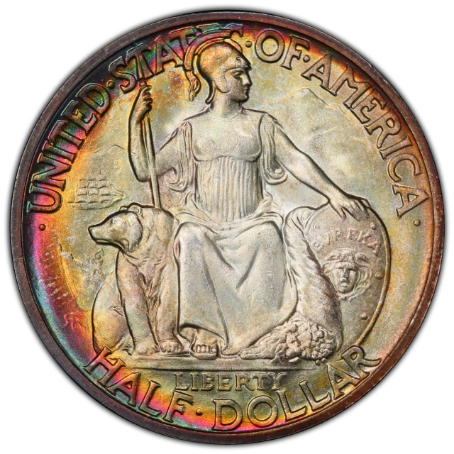 SAN DIEGO 1936-D 50C Silver Commemorative PCGS MS67+