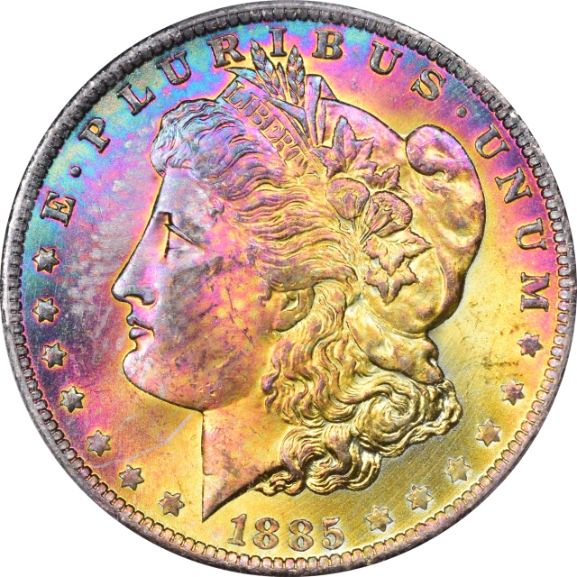 1885-O $1 Morgan Dollar PCGS MS64