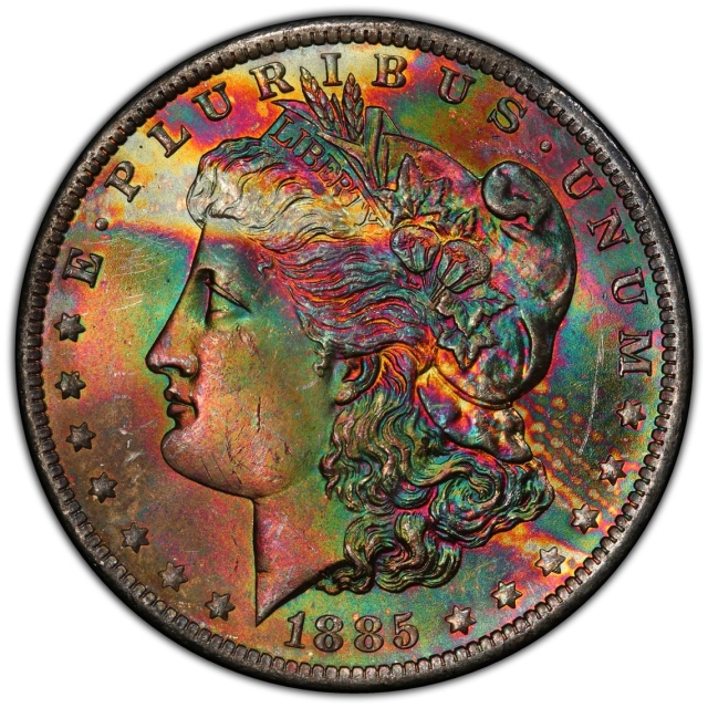 1885-O $1 Morgan Dollar PCGS MS65 (CAC)