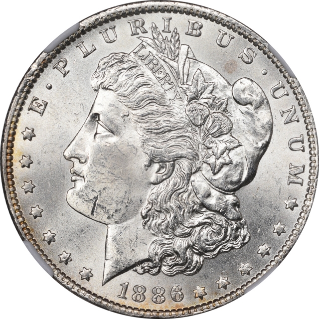 1886-O Morgan Dollar S$1 NGC MS62