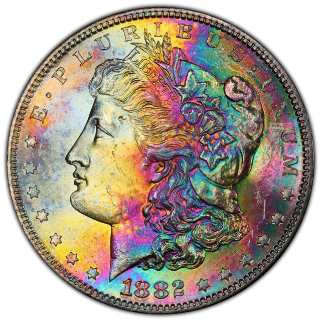 1882-S $1 Morgan Dollar PCGS MS63+