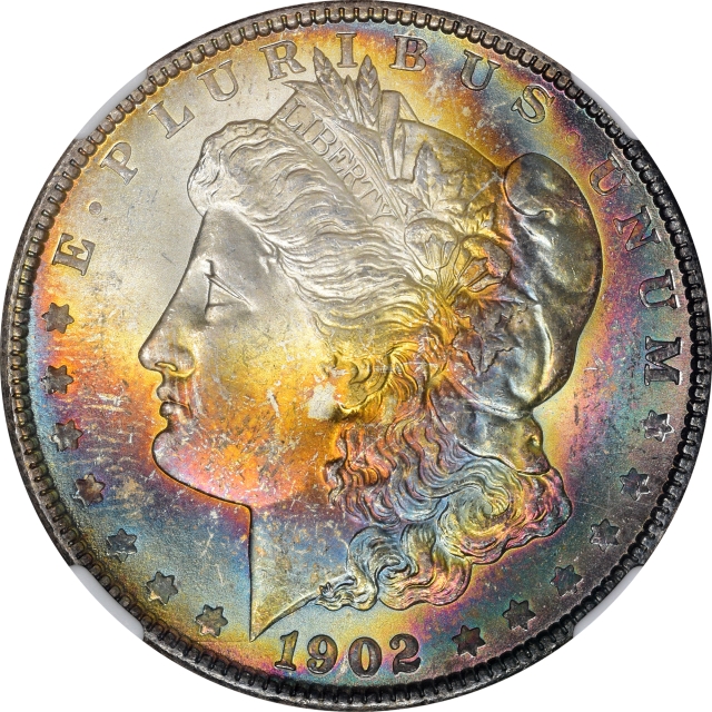 1902-O Morgan Dollar S$1 NGC MS66+