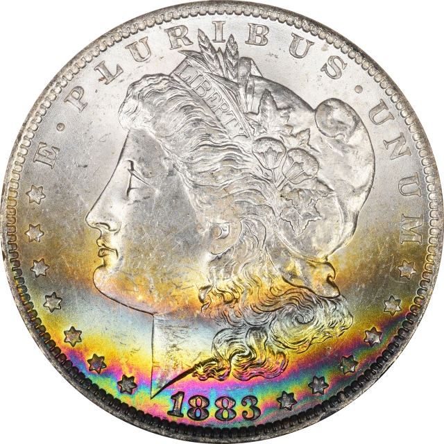 1883-O Morgan Dollar S$1 NGC MS64