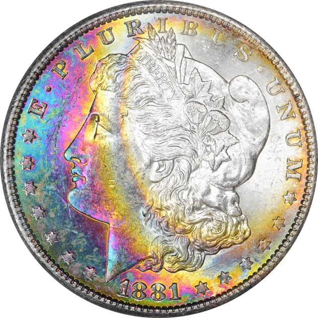 1881-S Morgan Dollar S$1 NGC MS64