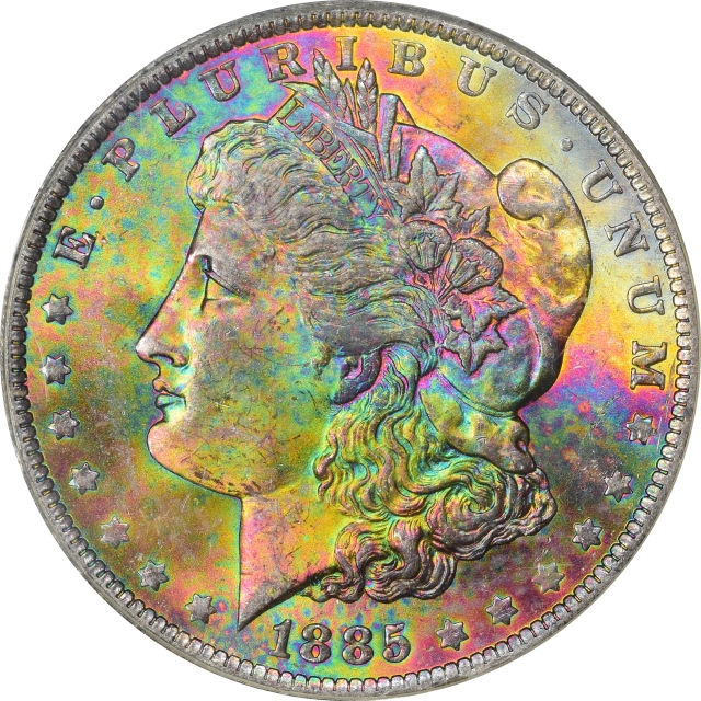 1885-O $1 Morgan Dollar PCGS MS64