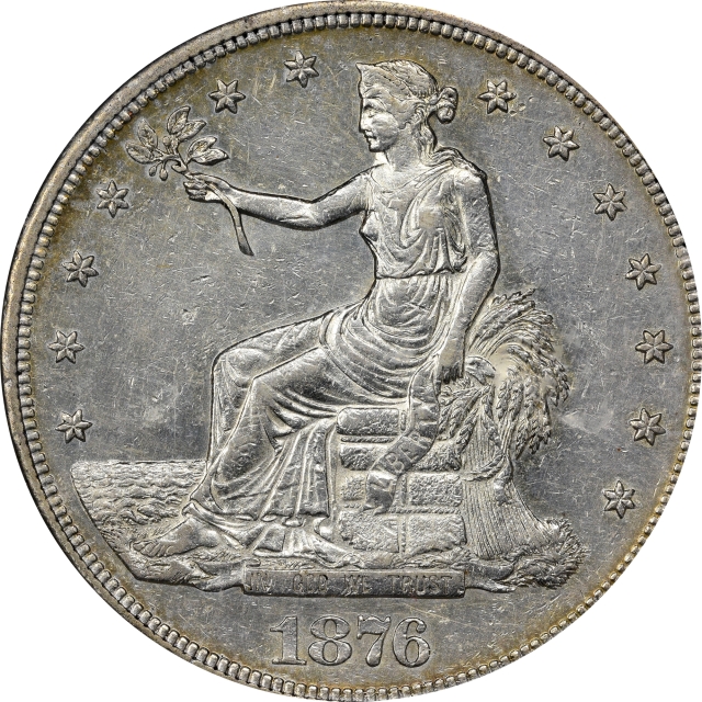 1876-CC T$1 Trade Dollar PCGS AU53