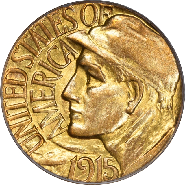 PANAMA PACIFIC 1915-S G$1 Gold Commemorative PCGS MS63