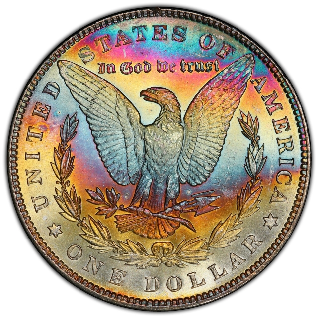 1887 $1 Morgan Dollar PCGS MS62