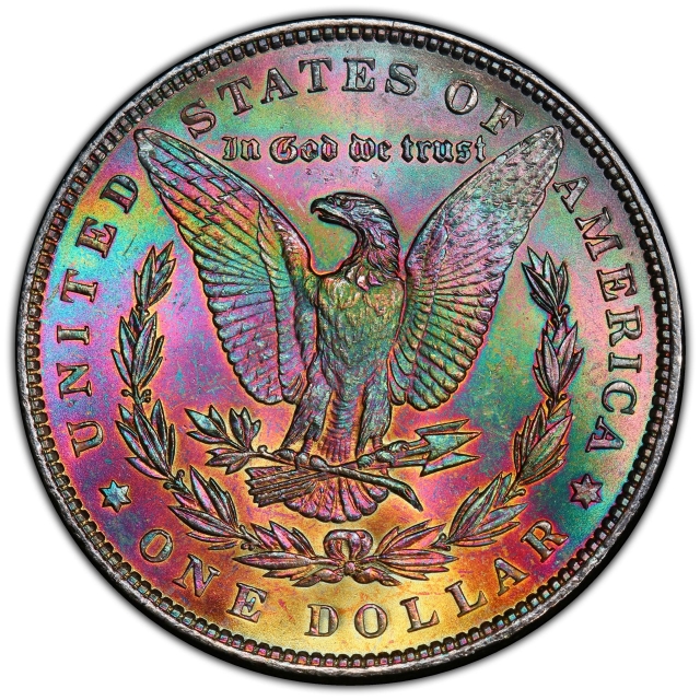 1886 $1 Morgan Dollar PCGS MS63