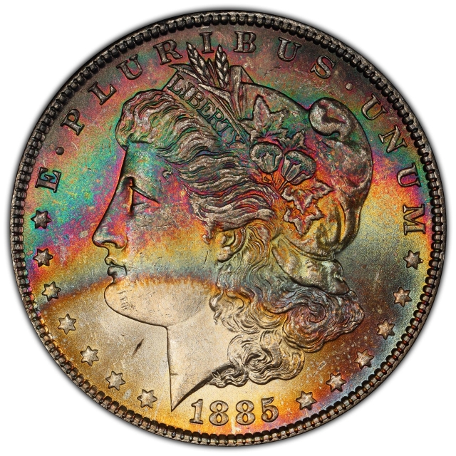 1885 $1 Morgan Dollar PCGS MS64 (CAC)
