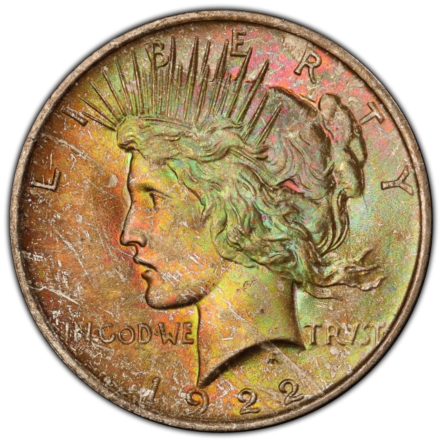 1922 $1 Peace Dollar PCGS MS63