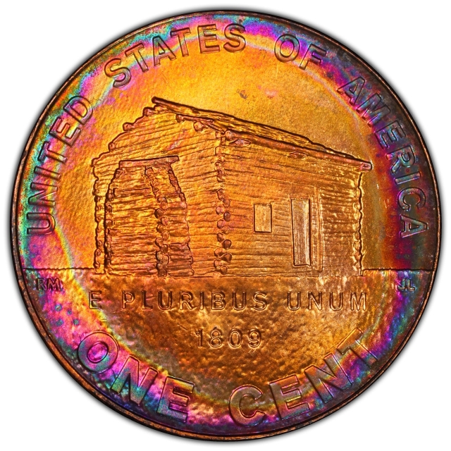 2009-D 1C Lincoln-Early Childhood Lincoln Cent (Modern) - Type 5 Bi-Centennial PCGS MS64RB