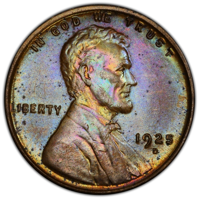 1925-D 1C Lincoln Cent - Type 1 Wheat Reverse PCGS MS64BN