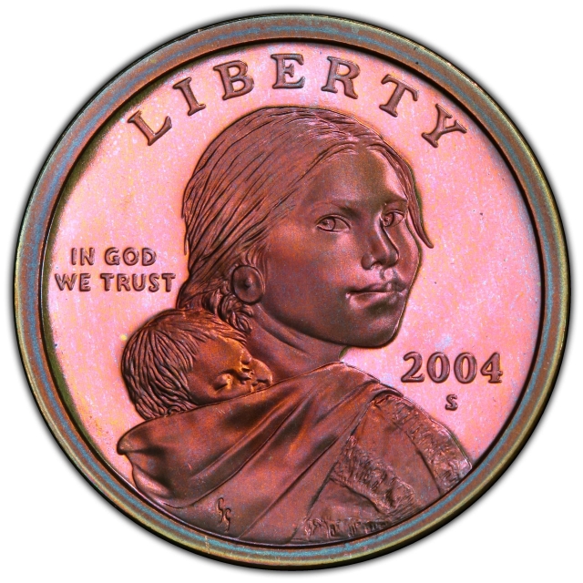 2004-S SAC$1 Sacagawea Dollar PCGS P