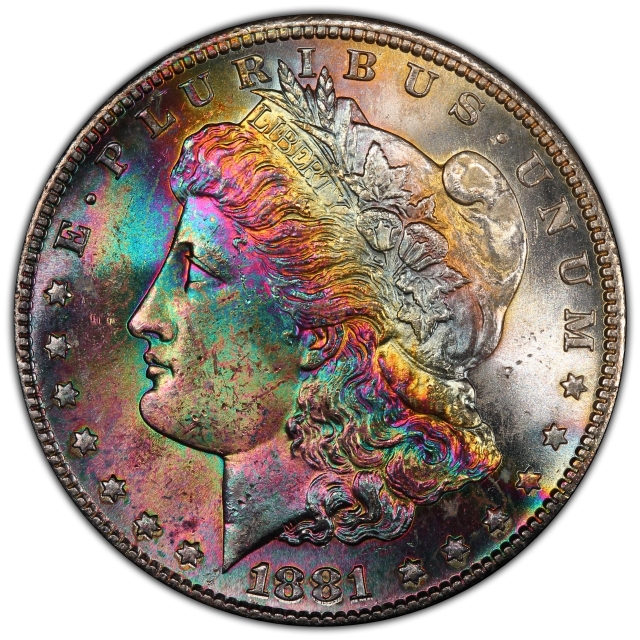 1881-S $1 Morgan Dollar PCGS MS64+