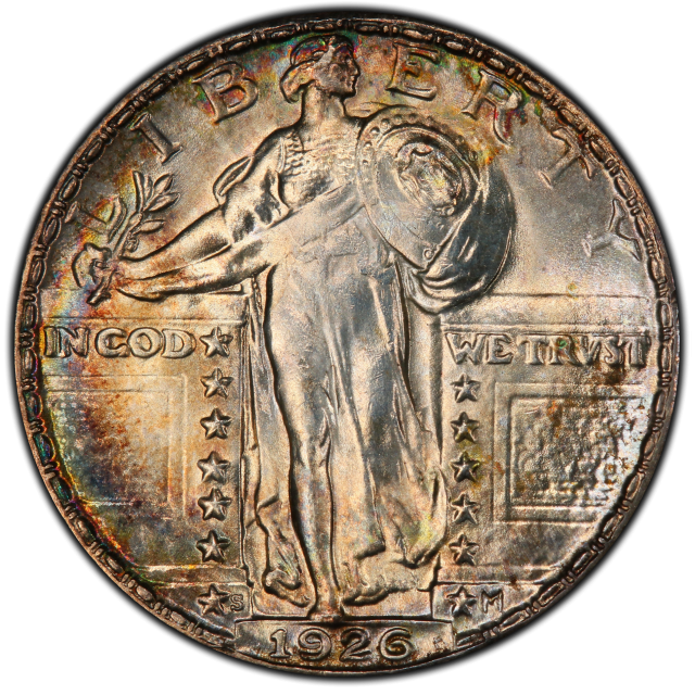 1926-S 25C Standing Liberty Quarter PCGS MS66FH