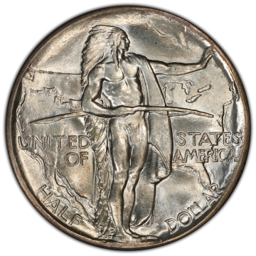 OREGON 1926 50C Silver Commemorative PCGS MS67