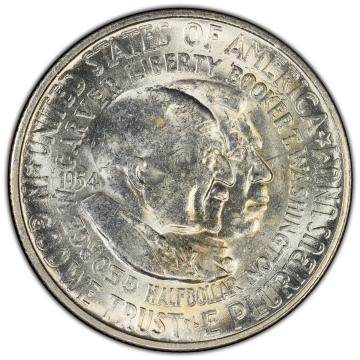 WASHINGTON CARVER 1954-S 50C Silver Commemorative PCGS MS64